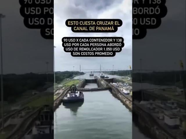 Así funciona el Canal de Panamá. #panama #canaldepanama #logistica #naviera #aduana