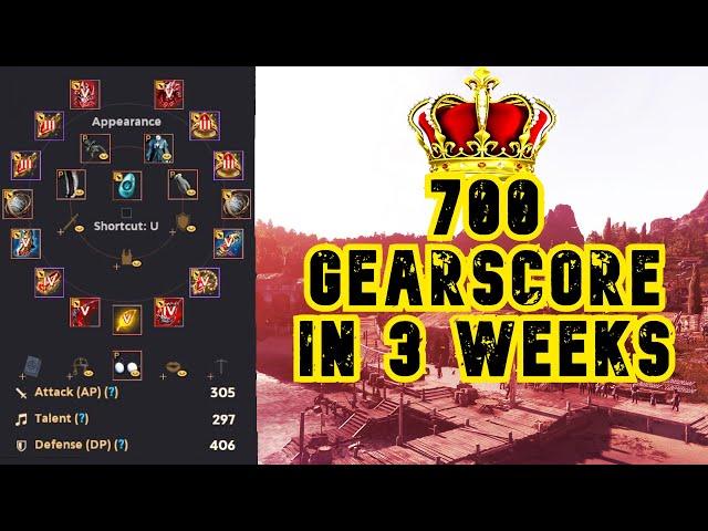 700GS IN 3 WEEKS (all you have to know about gear progression) Episode 1