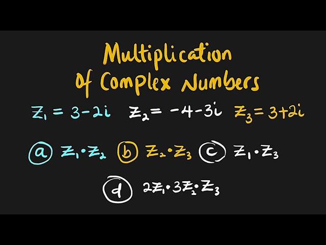 Multiplication of Complex Numbers