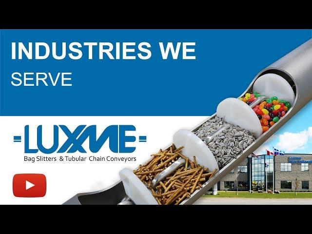 Industries We Serve - Luxme Conveying Systems - Material Handling Solutions for Food and Non-Food