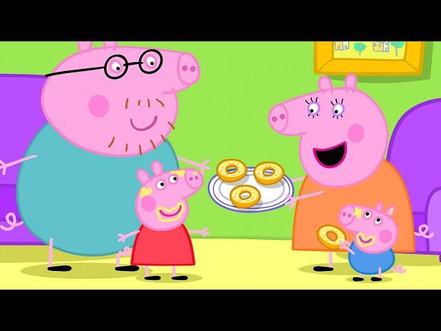 The Yummy Custard Doughnuts   Peppa Pig and Friends Full Episodes