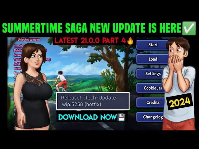 FINALLY SUMMERTIME TECH UPDATE V21.0.0 RELEASED/ SUMMERTIME SAGA NEW UPDATE APK DOWNLOAD & PLAY NOW