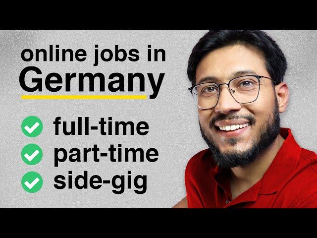 9 Ways you can EARN from Home in Germany - Best Online Jobs in Germany