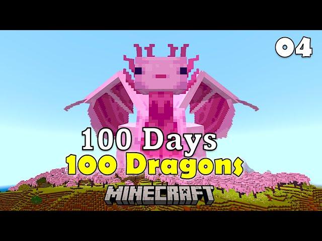 100 Days Taming 100 Dragons in Minecraft / Epi. 04: CRAFTING DRAGONS