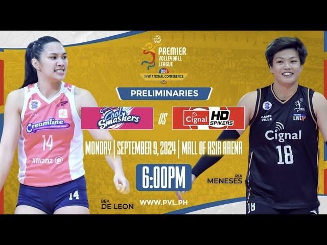 CREAMLINE vs. CIGNAL - Full Match | Preliminaries | 2024 PVL Invitational Conference