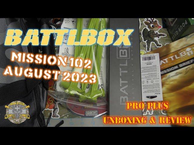 Battlbox Battle Box Mission 102  - August 2023 - Pro Plus Unboxing & Review