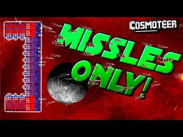 MISSILES ONLY vs. HARDEST SHIP! - Cosmoteer Gameplay Ep14