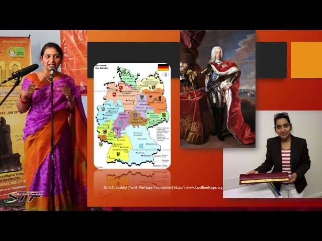 Dr. K. Subashini - Founder of Tamil Heritage Foundation speech at T10