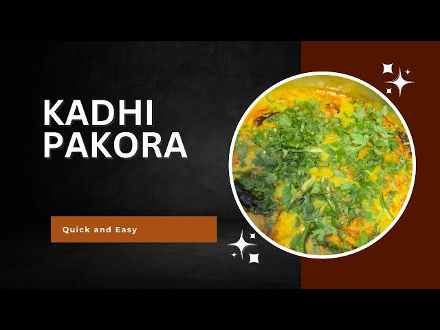 Kadhi Pakora- Mom Style