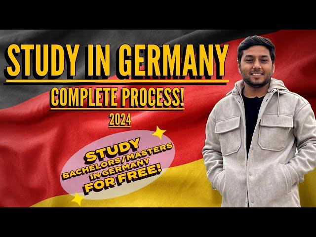 Study in Germany | Complete Process 2024 | Bachelors/ Masters in Germany