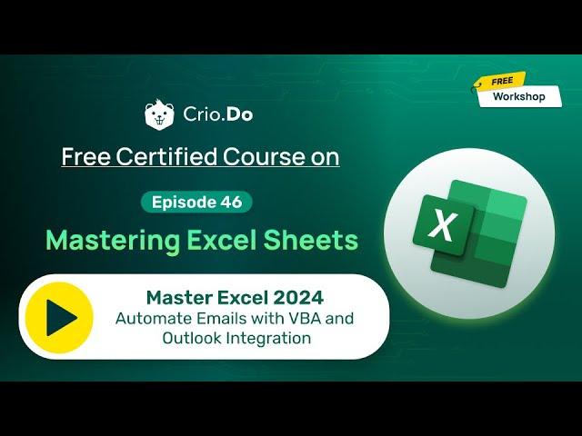 Master Excel 2024: Automate Emails with VBA and Outlook Integration