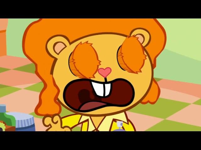 Disco Bear's scream from "Easy Comb, Easy Go" reused in his Smoochie.