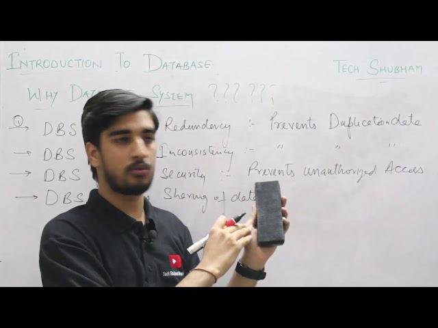 Lecture 2- Advantages of DBMS over File System- Class XII Information Practices By Tech Shubham