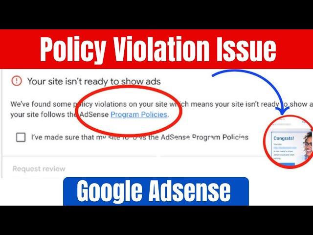 Resolve Privacy Policy Violation in Google AdSense  | Fix Fast!