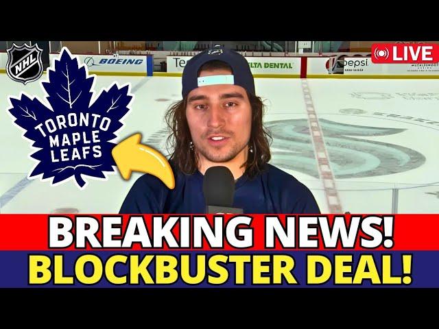 NHL URGENT! HUGE TRADE BETWEEN LEAFS AND KRAKEN! BRANDON TANEV ARRIVING IN TORONTO? MAPLE LEAFS NEWS