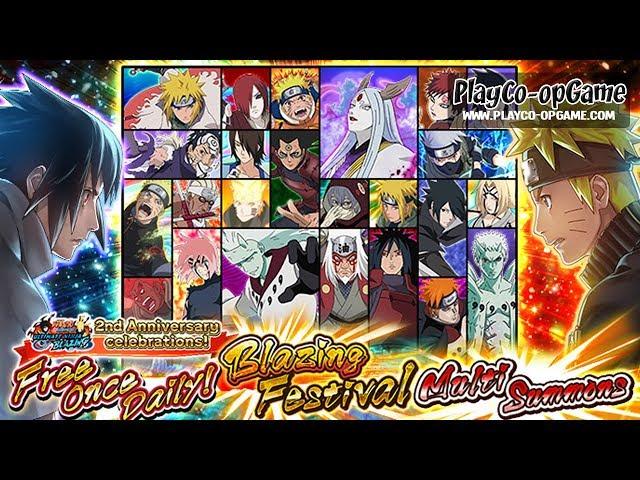 NARUTO SHIPPUDEN: Ultimate Ninja Blazing - Free Once Daily! Blazing Festival Multi Summon #25