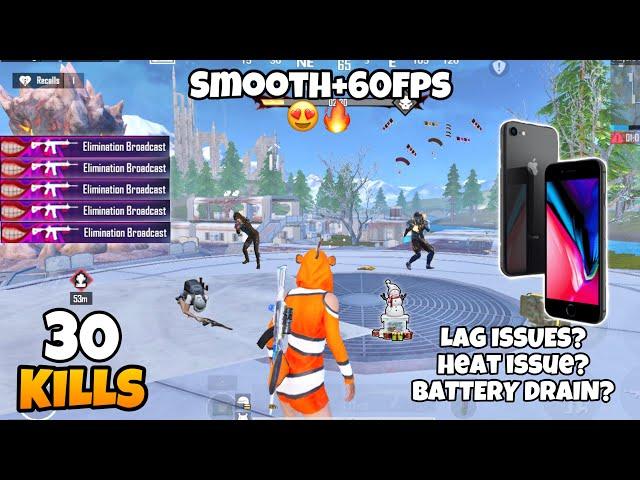 iPhone 8stable 60fps gameplay/ iPhone 8 pubg test in 2023