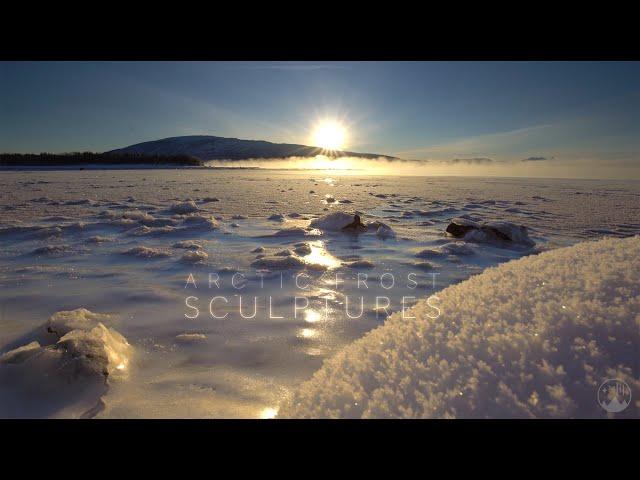 ARCTIC FROST SCULPTURES - 4K Arctic landscape real time relaxation