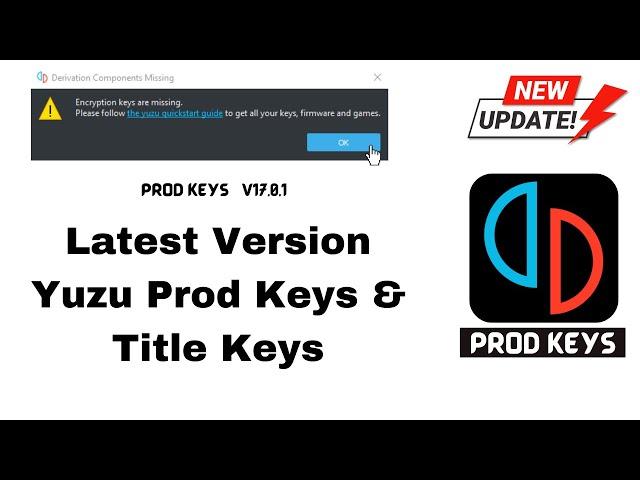 Yuzu Emulator Prod Keys & Title Keys V17.0.1 (Installation & Setup Guide)