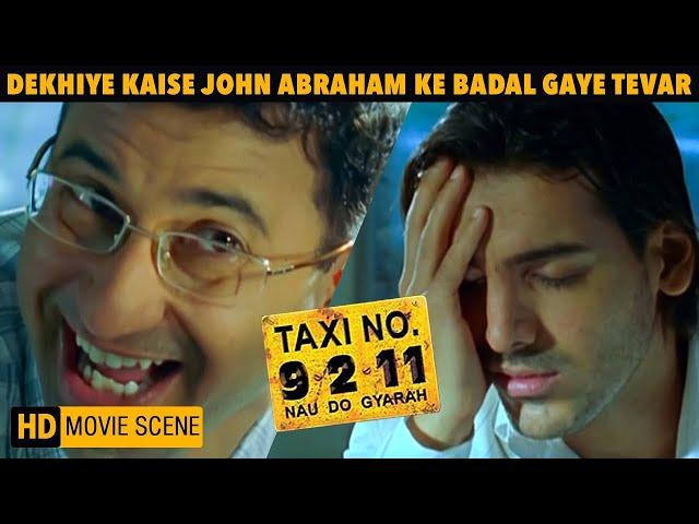 John Abraham Loses The Key To His Locker & Encounter with Banker | Taxi No. 9211 | Movie Scene