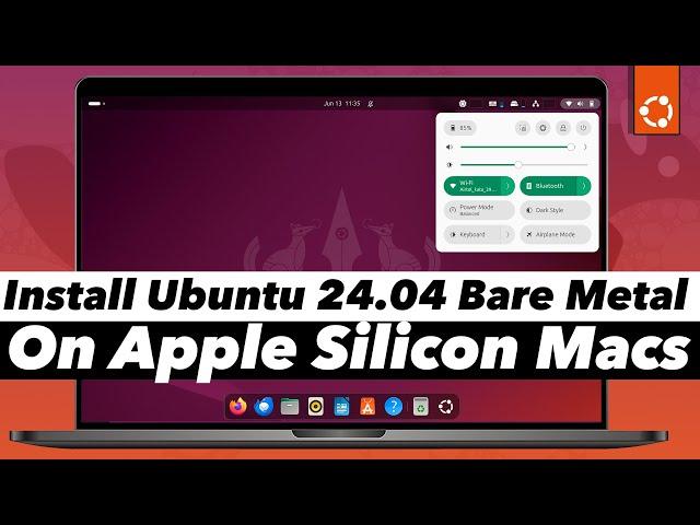 Install UBUNTU 24.04 On M1 M2 Macs NATIVELY  || RUN  Ubuntu 24.04 Bare Metal On Apple silicon Mac