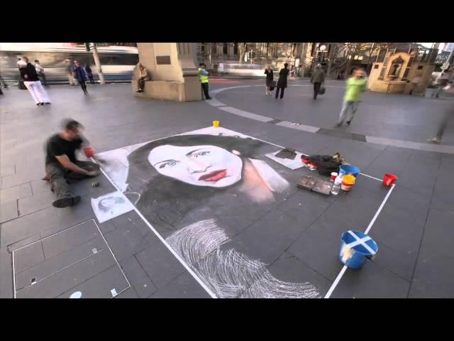 Regina Spektor - All the Rowboats Street Chalking