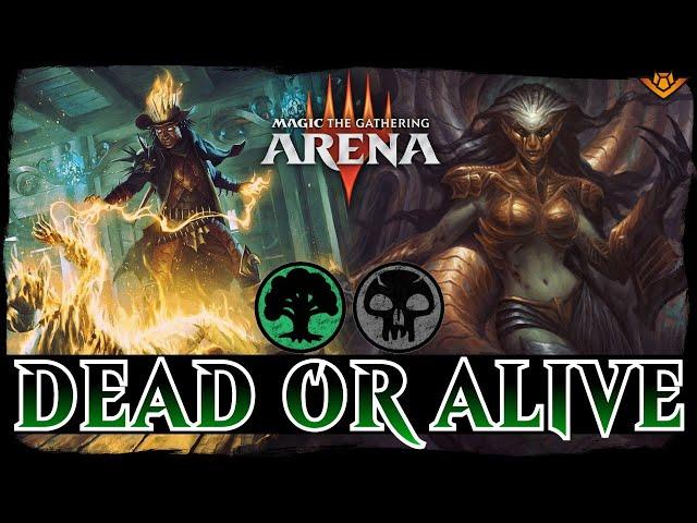 GUNSLINGER'S GRAVE | MTG Arena - Golgari Legends Reanimator Graveyard Combo Standard Deck