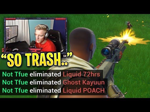 Everyone is AMAZED When Tfue DESTROYS Pro SQUADS by Himself!