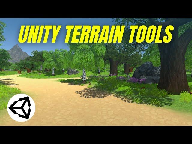 Using Terrain Tools to Create 3D Landscapes (Unity Tutorial)