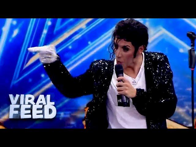 VIRAL Michael Jackson Impersonator On Bulgaria's Got Talent! | VIRAL FEED