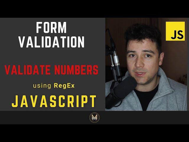 JavaScript Form Validation using Regular Expression for validating only Numbers