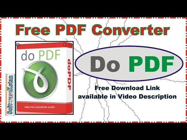 Free PDF Converter doPDF Setup File, Full demo how to run & install software into windows