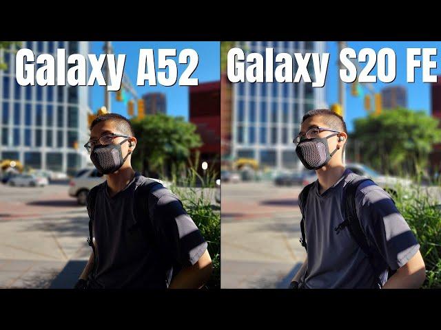 Samsung Galaxy A52 vs S20 FE Real World Camera Test (Pixel Buds A Series Review)