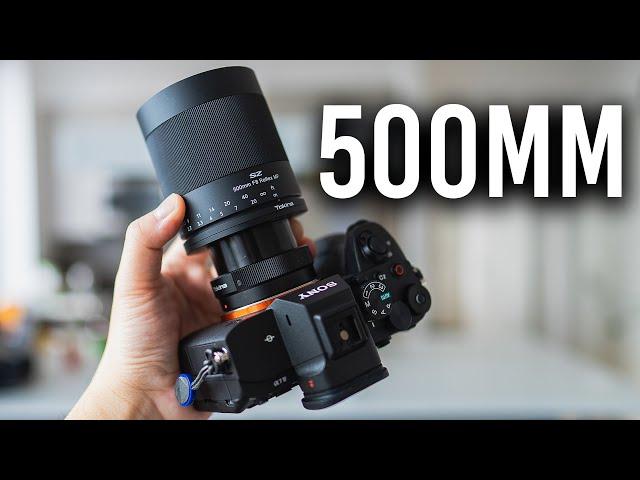 This TINY 500MM Gets Me Excited!  | Tokina SZ F8 Reflex for Sony a7 IV a7III a7R a7S a9 a1