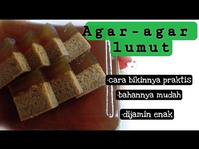 Cara membuat Agar -agar lumut yang simple dan praktis || nggak banyak bahan || pokoknya enak