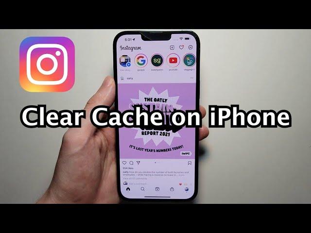 Instagram How to Clear Cache on iPhone