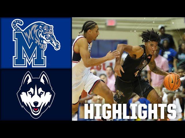  UPSET ALERT  Memphis Tigers vs. UConn Huskies | Full Game Highlights | ESPN College Basketball