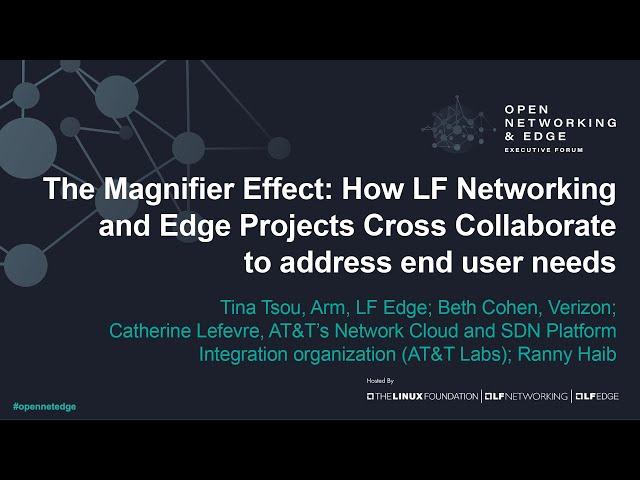 The Magnifier Effect: How LF Networking & Edge Projects Cross Collaborate to address end user needs