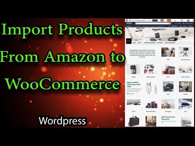 Import Amazon Products to WooCommerce