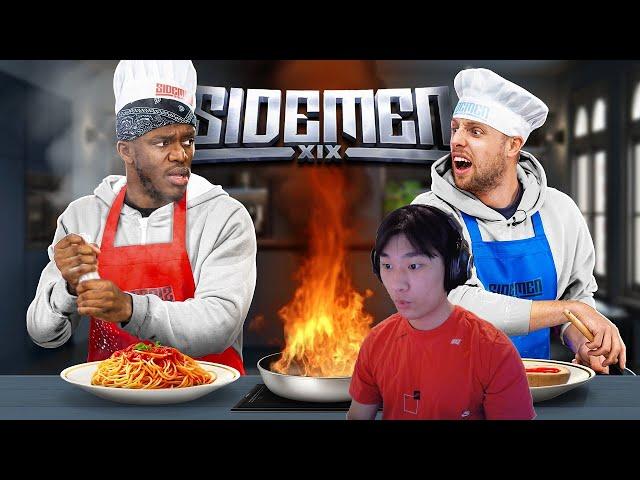 Reacting To SIDEMEN WORLD'S HARDEST COOKING CHALLENGE [Sidemen Sunday]