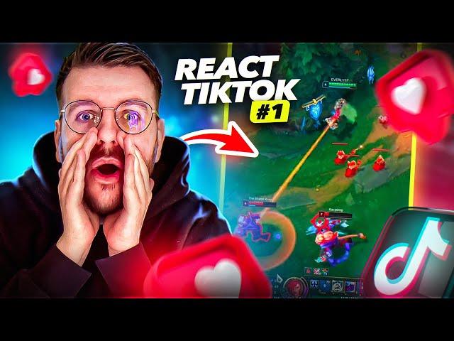 IL SE PREND POUR GUMAYUSI ALORS QU'IL EST GOLD ! TIKTOK REACT LEAGUE OF LEGENDS #1