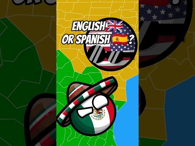 English  or Spanish ? - (Edición Countryballs ) #countryballs #humor #mexico #usa #xd