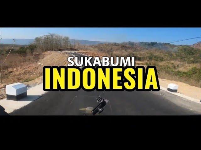 Sukabumi Indonesia walks while listening to relaxing music - ASMR Motorcycle