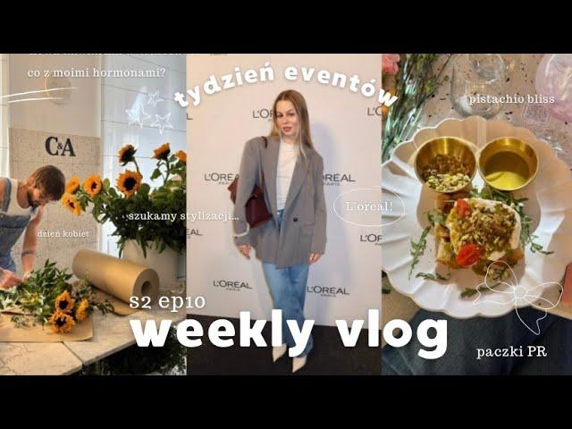 WEEKLY VLOG | zakupy ubraniowe & szukamy stylizacji na event! 