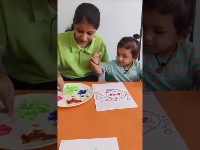 Understanding colors the fun way! #thebanyan #creativelearning #preschoolactivities #preschoolfun