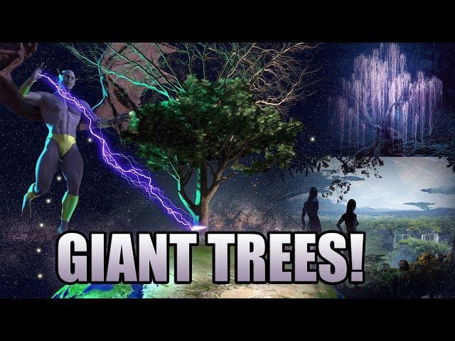 Nephilim, ALIENS, ANCIENT GIANT TREES, Like AVATAR the movie...