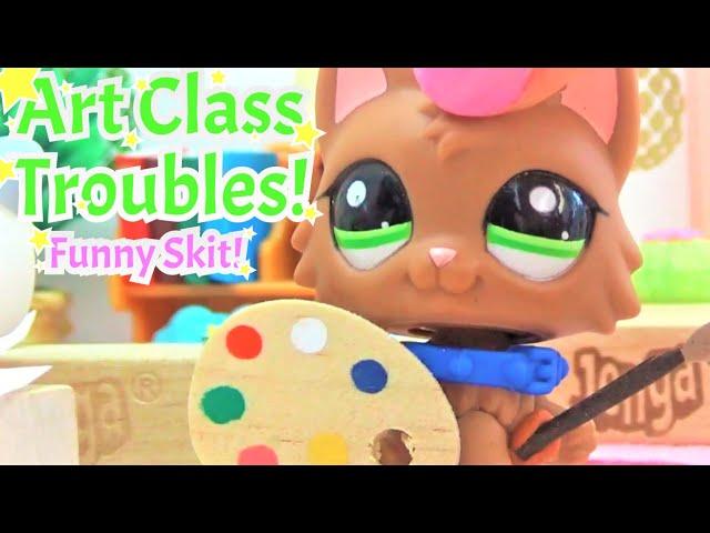 LPS: Art Class Troubles! (Funny Skit!)