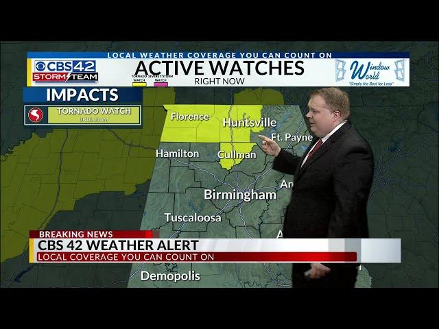 Weather Alert - Tornado Outbreak Expected Across Alabama Today - AM Weather Update 03/15/25