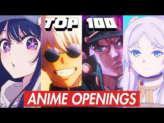 TOP 100 Most Popular Anime Openings of all time