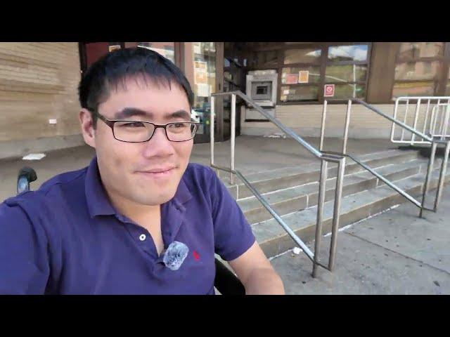 Wheelchair Adventures in NYC with my Dad | Broadway in Astoria, Queens